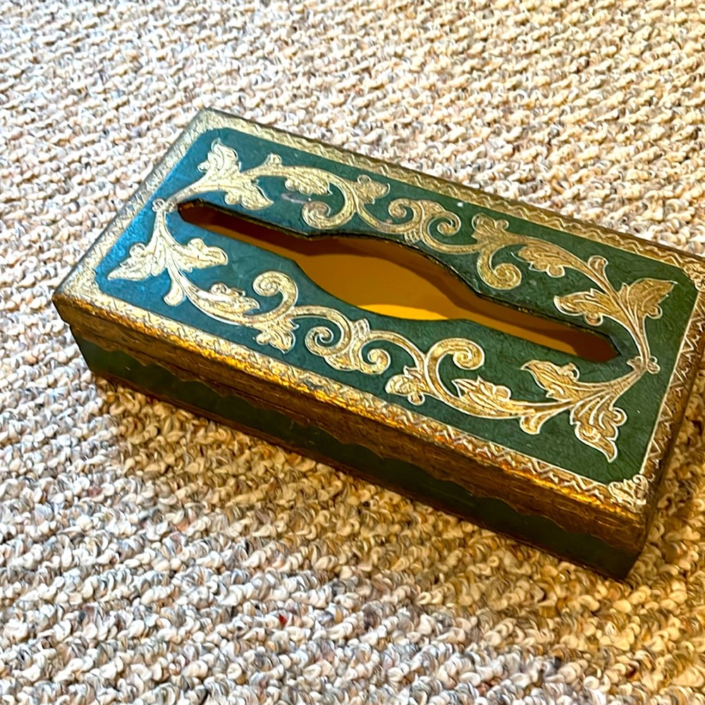 Italian Florentine Tissue Box
